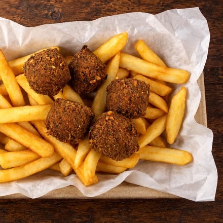 Falafel Over Fries