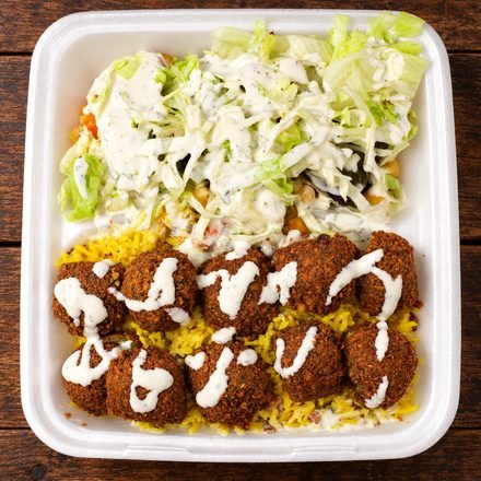 Falafel Over Rice